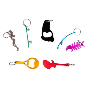 Key Ring Bottle opener 5pk assorted